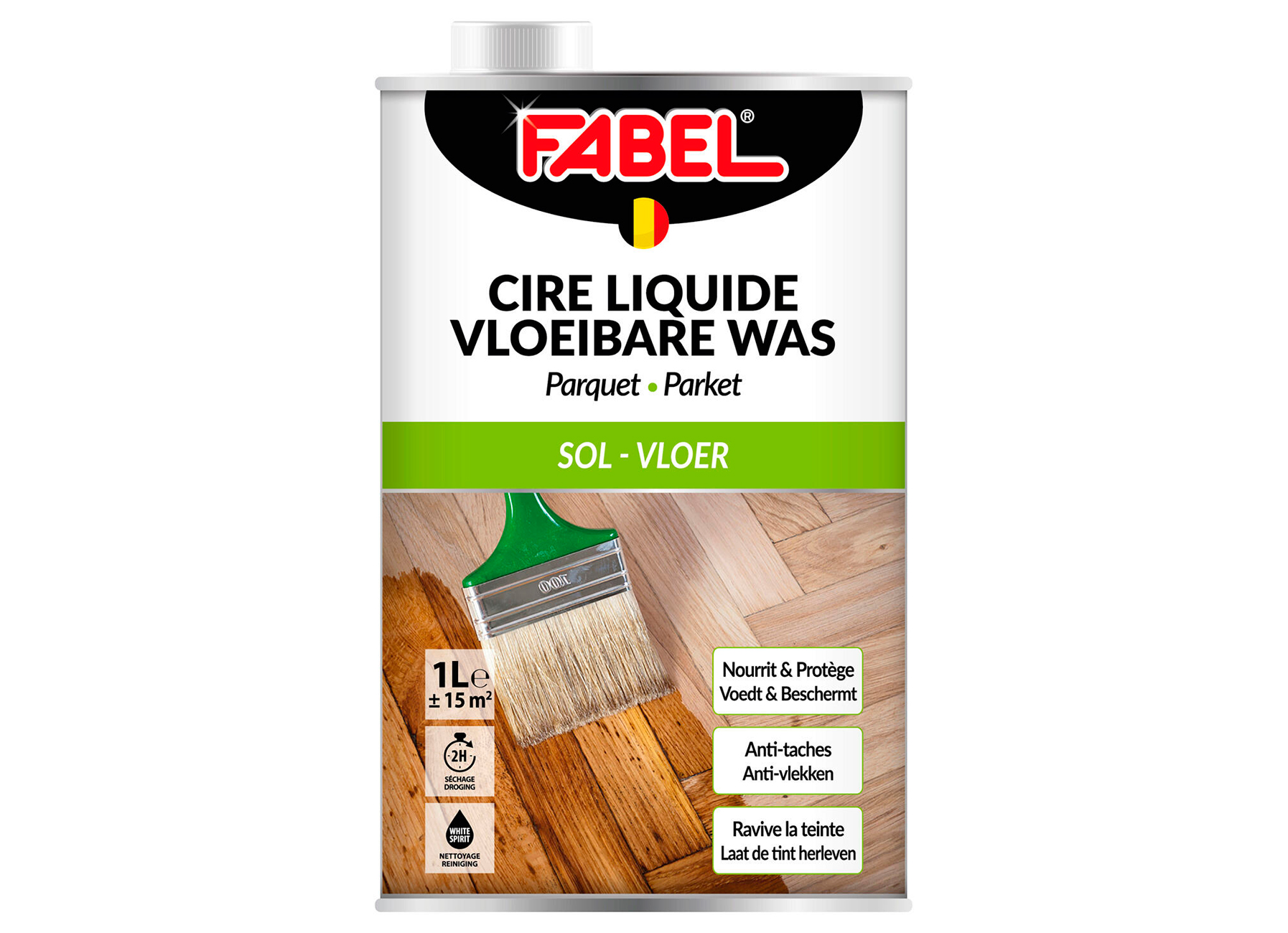 FABEL CIRE LIQUIDE POUR PARQUET 1L