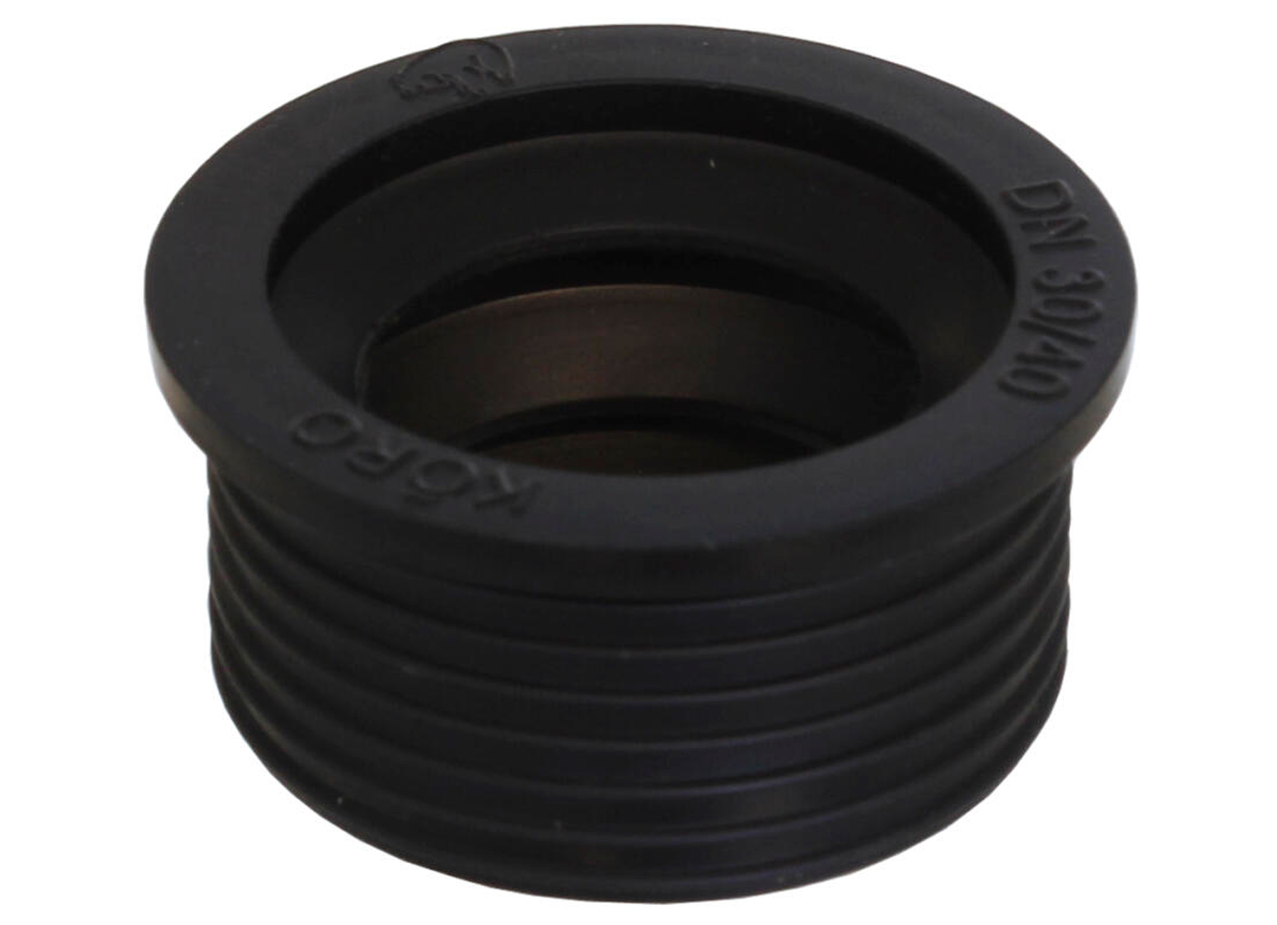 SANINSTAL SCHROEFMANCHET SIFON ZWART RUBBER 5/4'' X 40MM