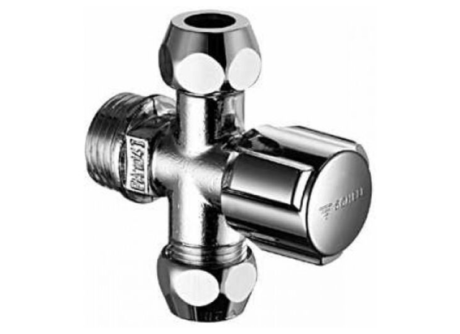 SANINSTAL SCHELL HOEKREGELKRAAN 1/2''M X 10MM X 10MM VERCHROOMD