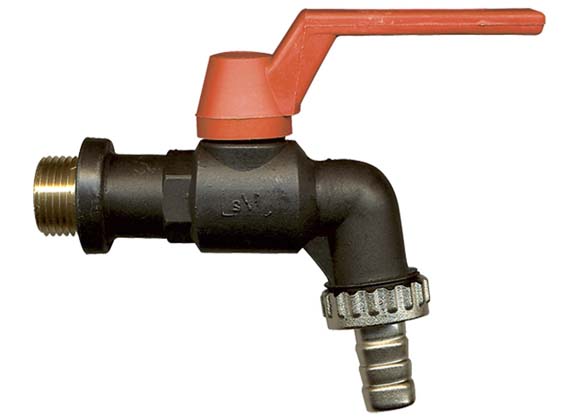 ROBINET DOUBLE SERVICE A BILLE 1/2