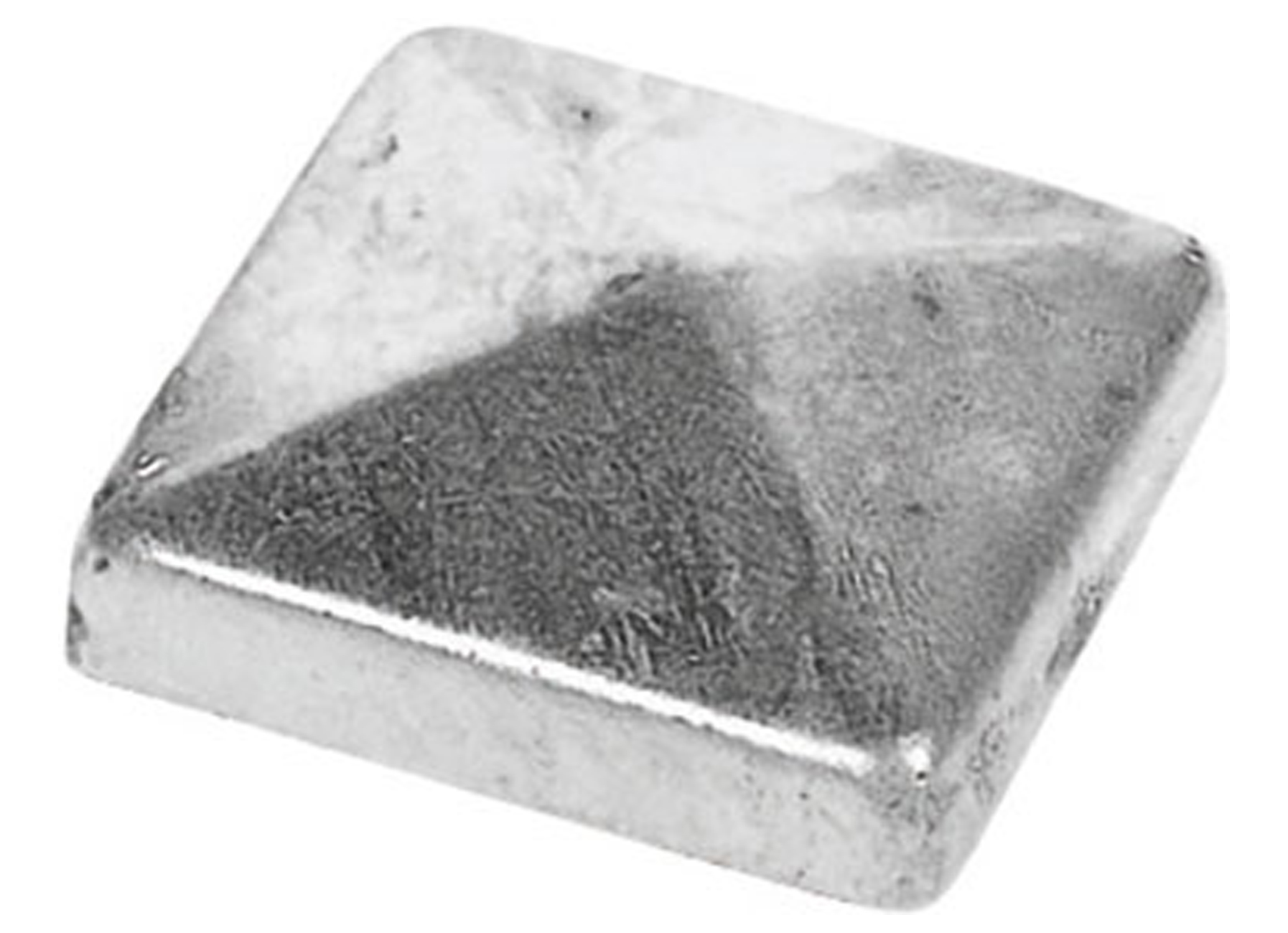 PYRAMIDE DECORATIVE GALVANISE A CHAUD 70X70MM