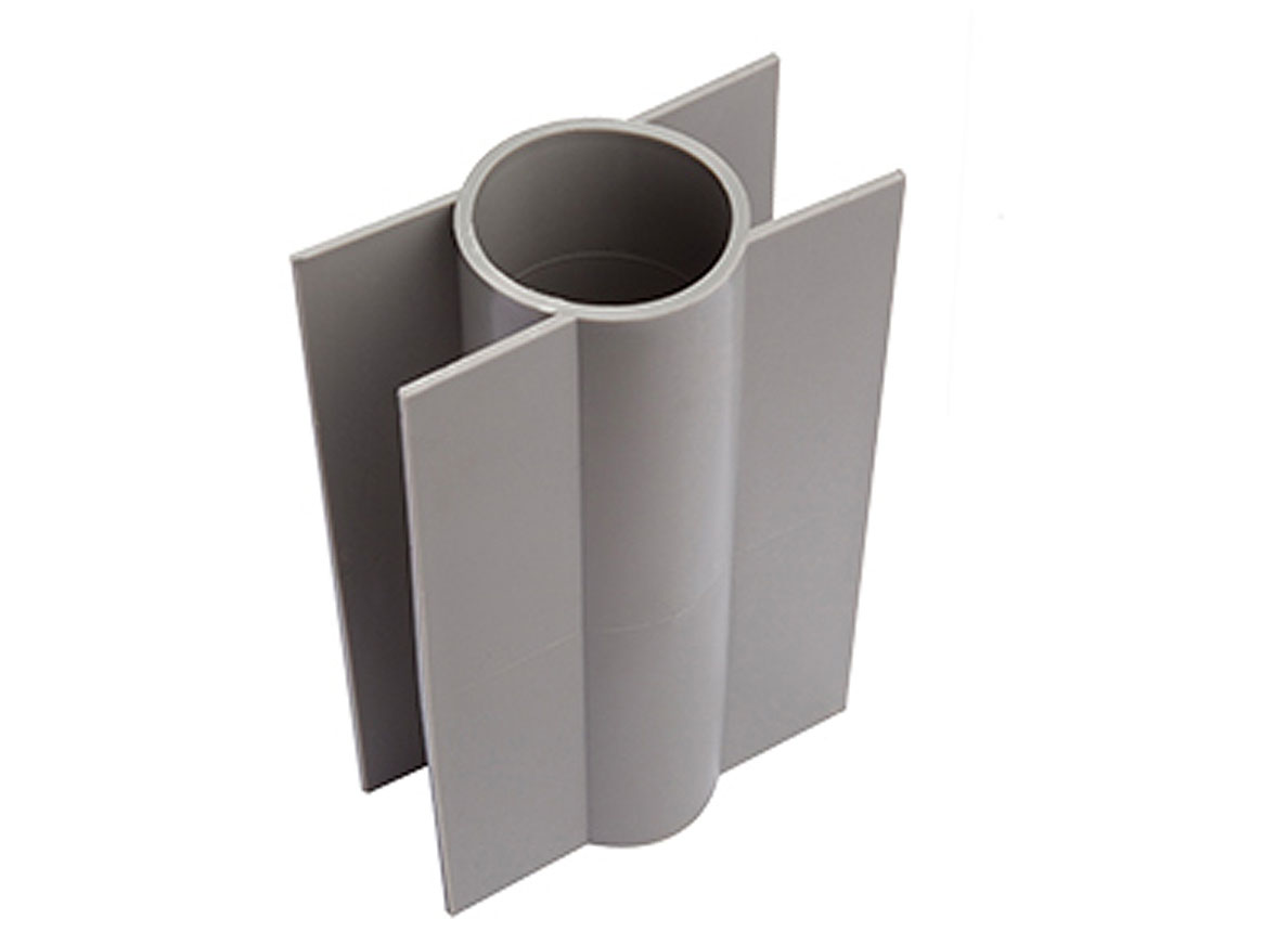 SUPPORT POUR PLAQUE A BETON EN PVC Ø60MM H=18CM