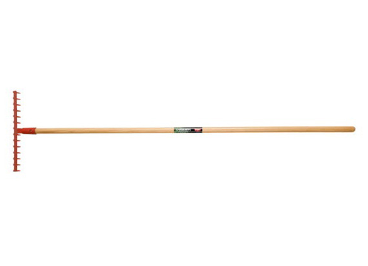 POLET RATEAU DE JARDIN 14D 410MM AVEC MANCHE