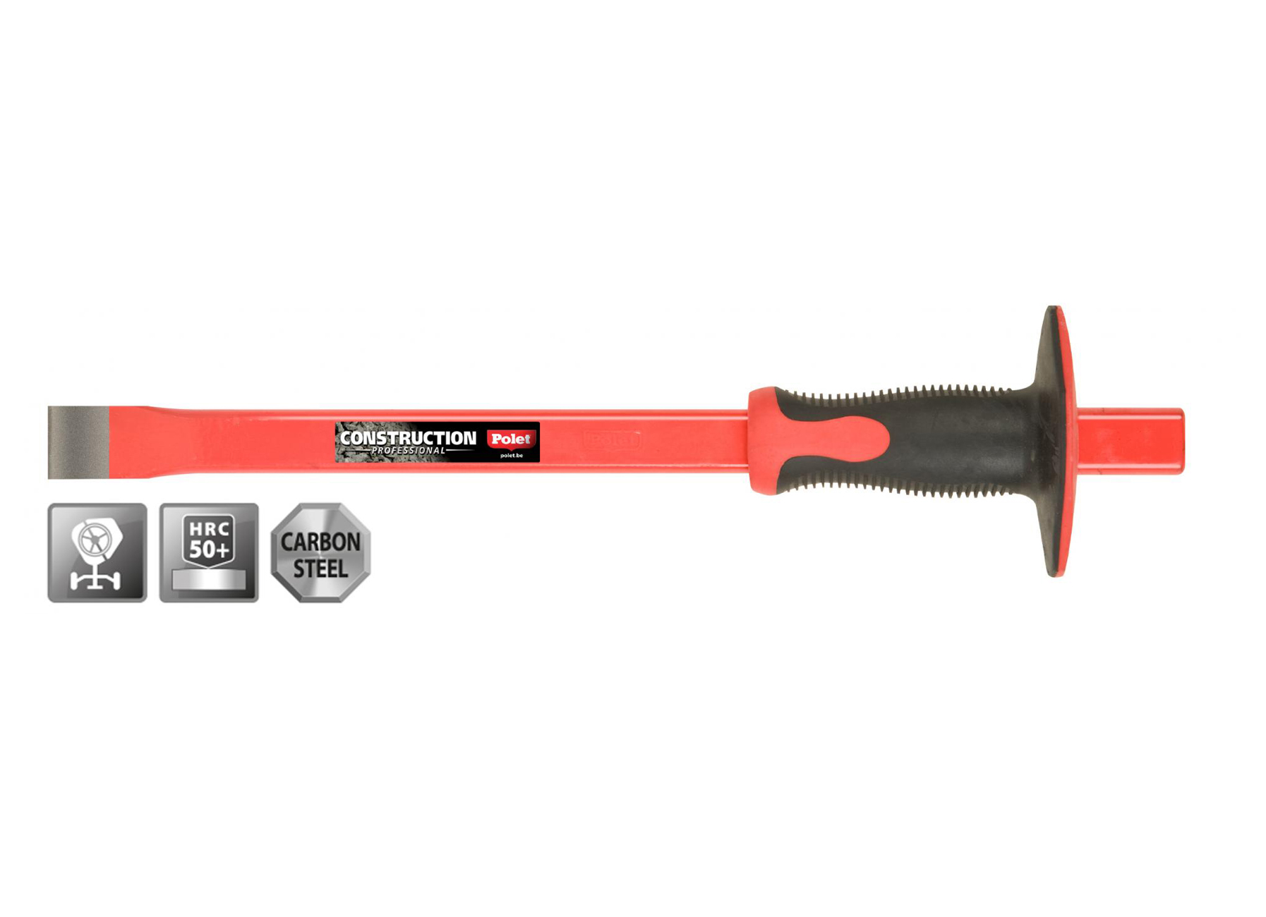 BURIN PLAT 300MM + PROTEGE MAIN