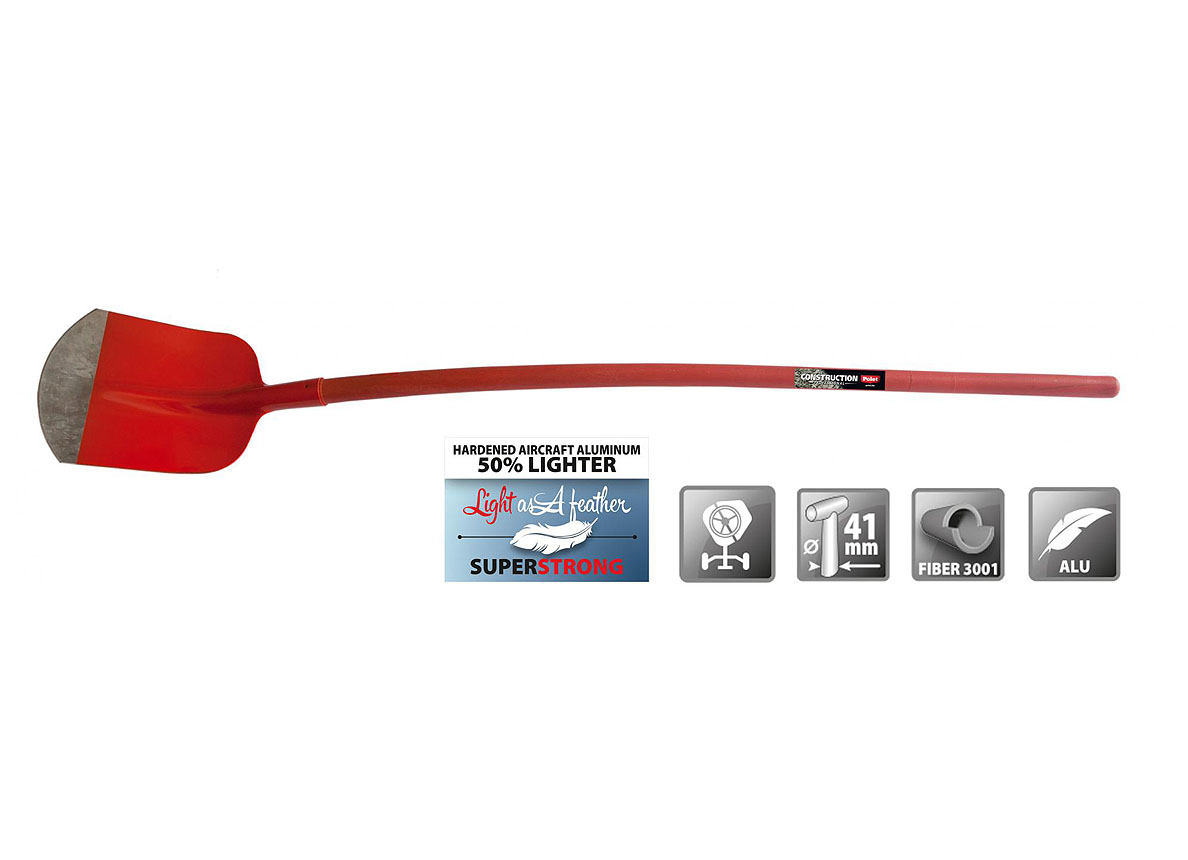 POLET PELLE A SABLE ALU NR2 MANCHE FIBRE