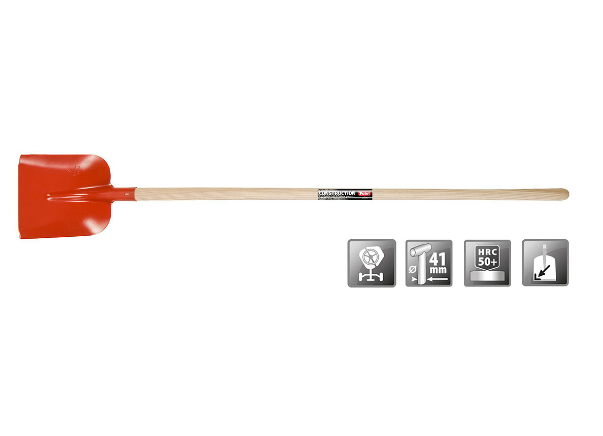 polet pelle a beton NR2 manche frene WAX FSC 100%