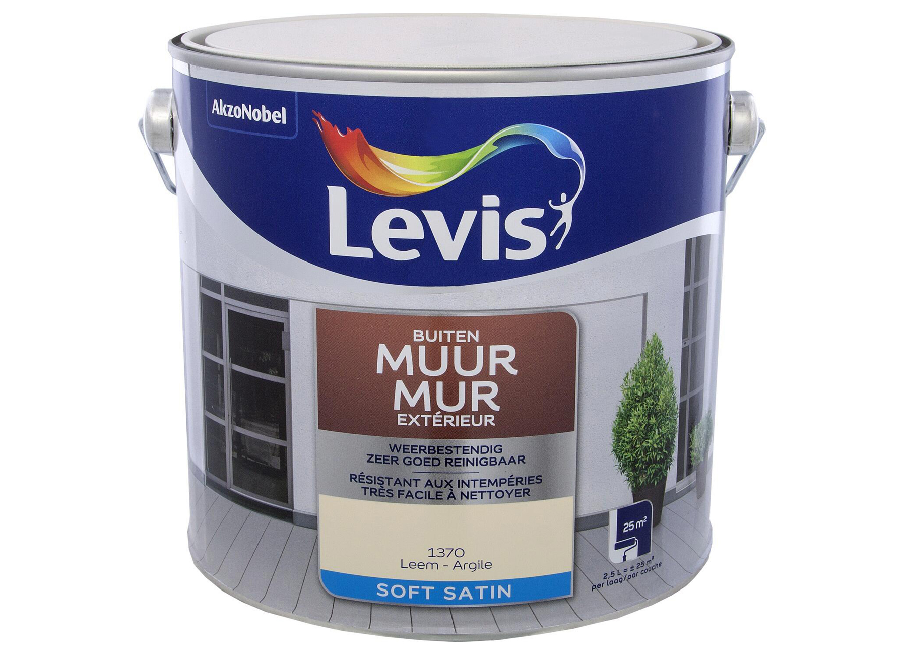 LEVIS MUR EXTERIEUR SATIN - ARGILE 1370 2,5L