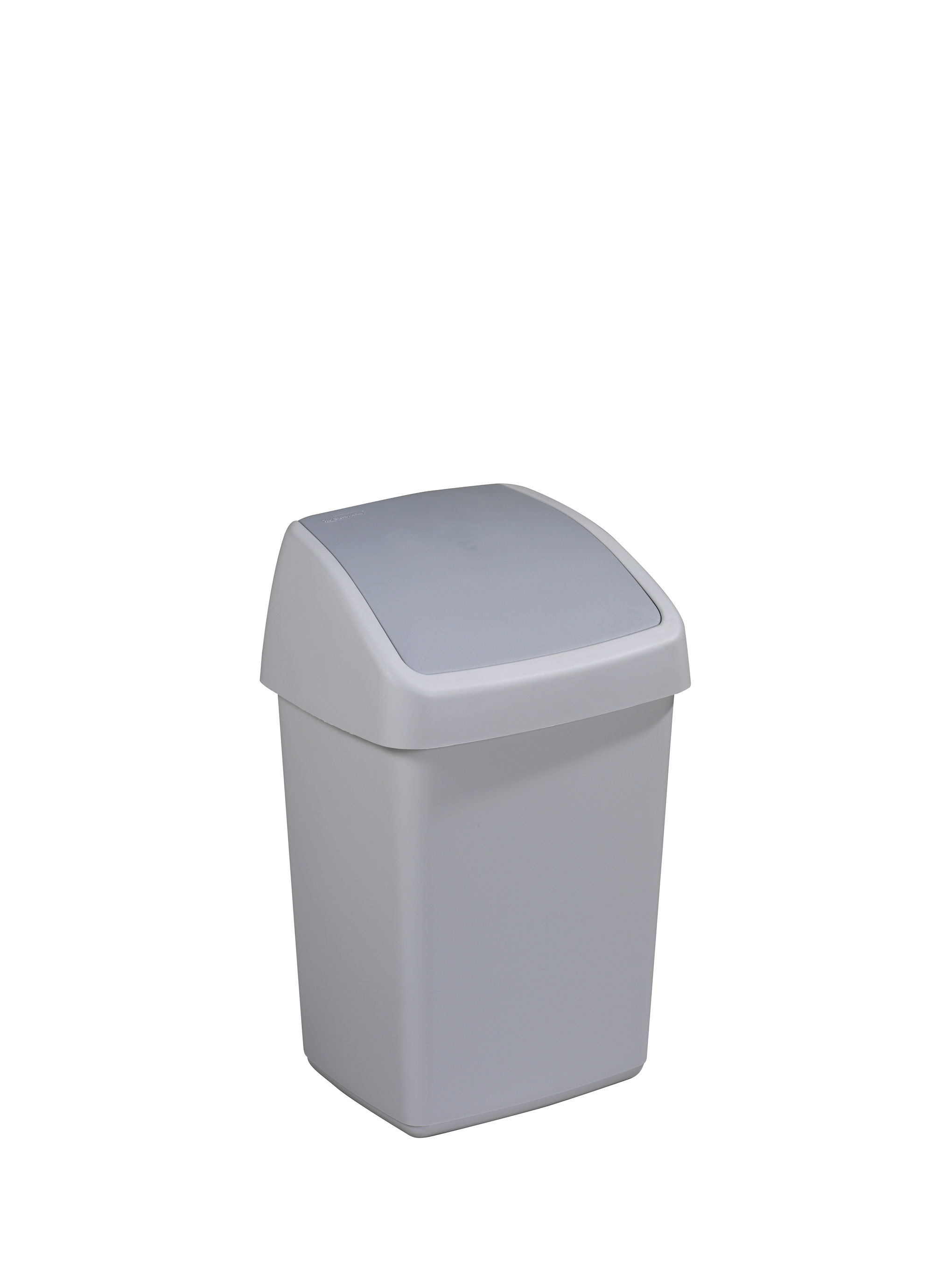 DELTA POUBELLE 10L COUVERCLE BASCULANT GRIS