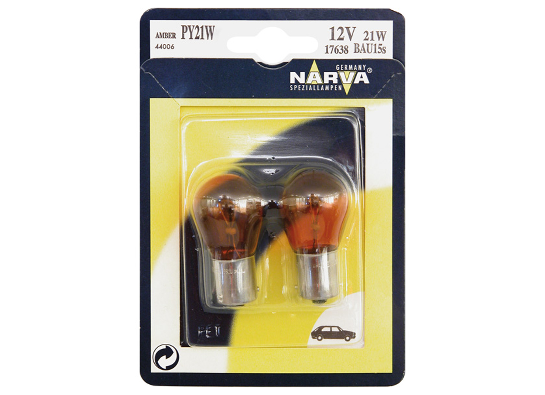 NARVA 17638 PY21W 2PCS