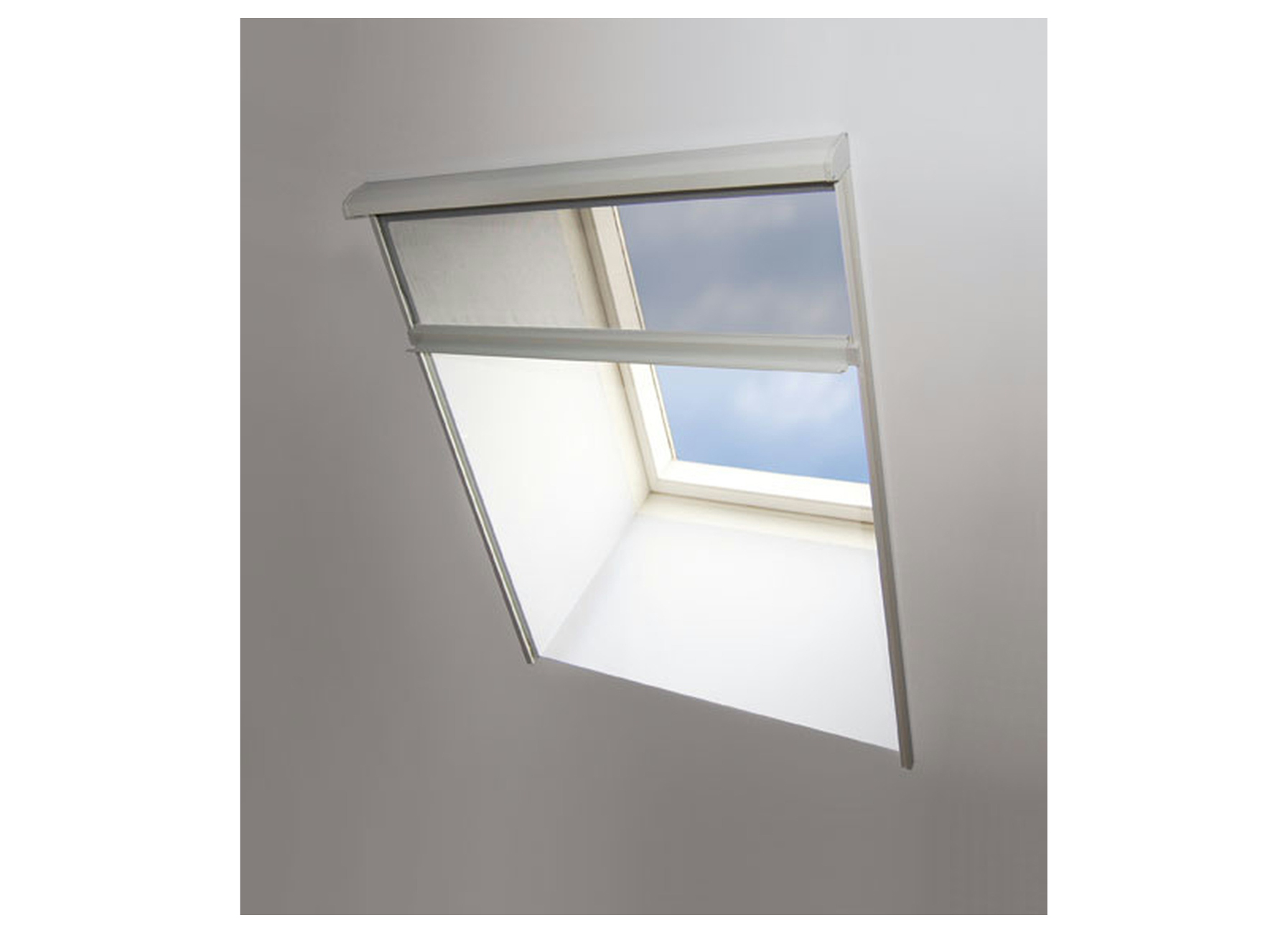 FENETRE MOUSTIQUAIRE ENROULANT BLANC 108CM