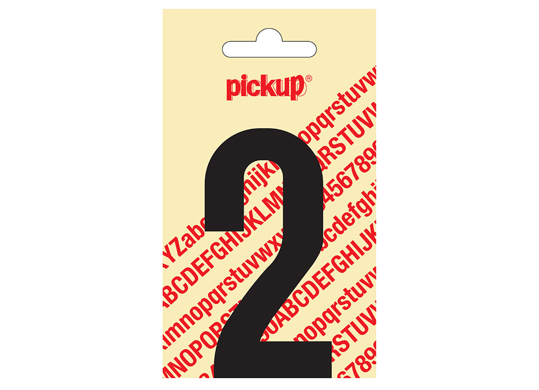 CHIFFRE ADHESIF NOBEL 90MM NOIR 2