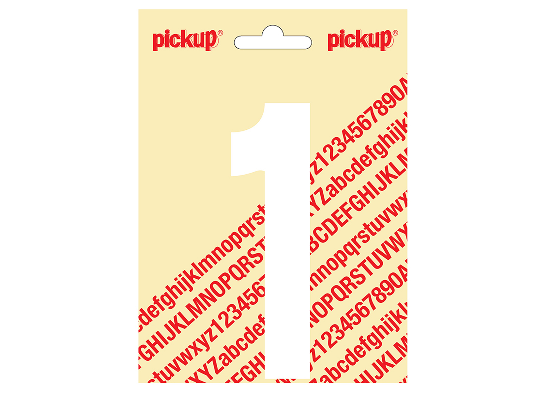 PLAKCIJFER NOBEL 120MM WIT 1