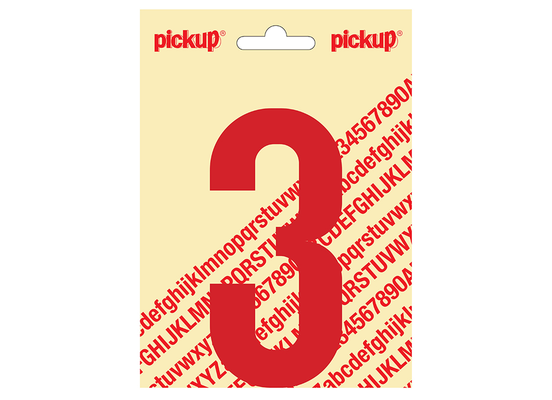 PLAKCIJFER NOBEL 120MM ROOD 3