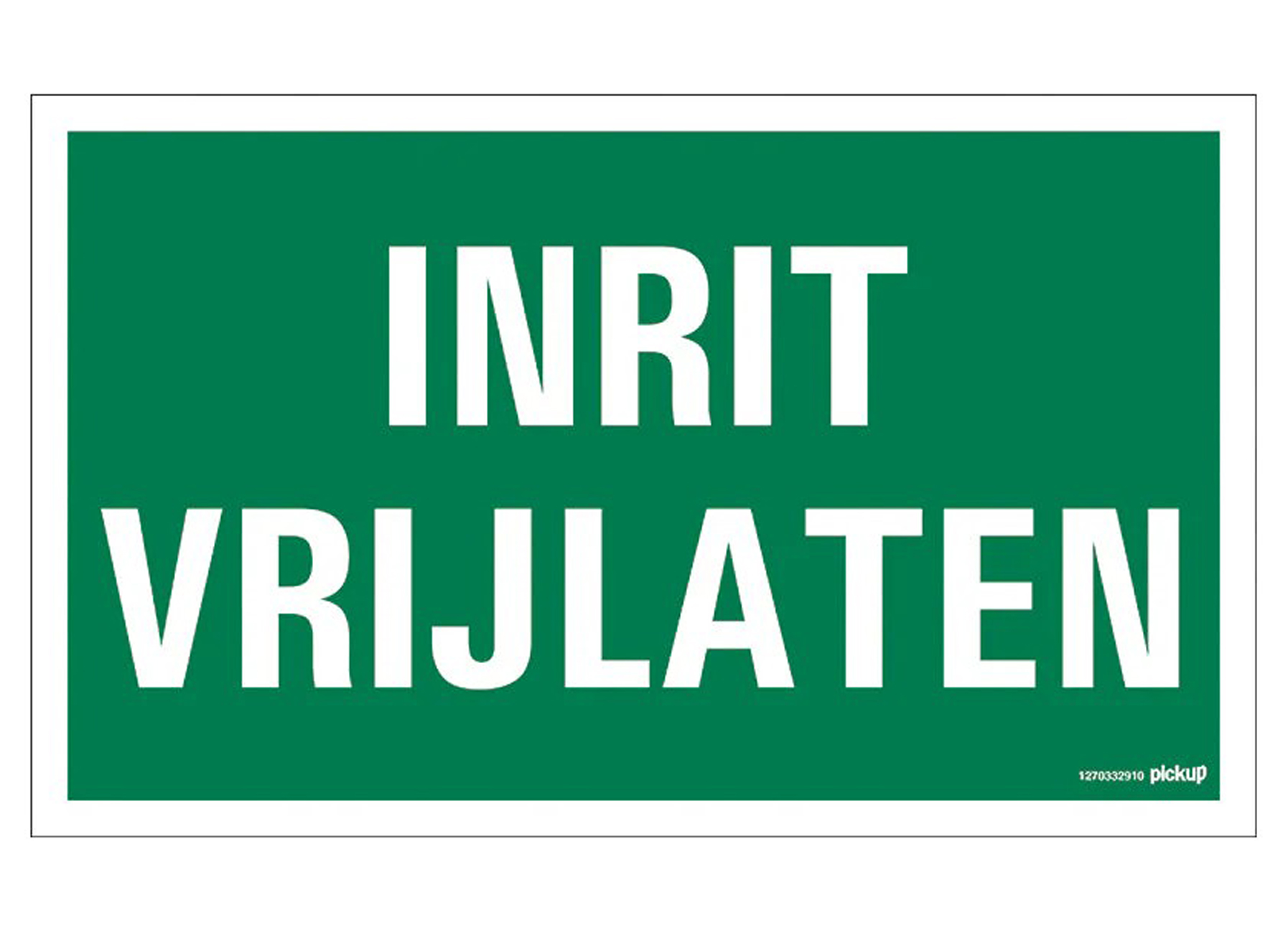 BORD RECHTHOEK 33X20CM - INRIT VRIJLATEN