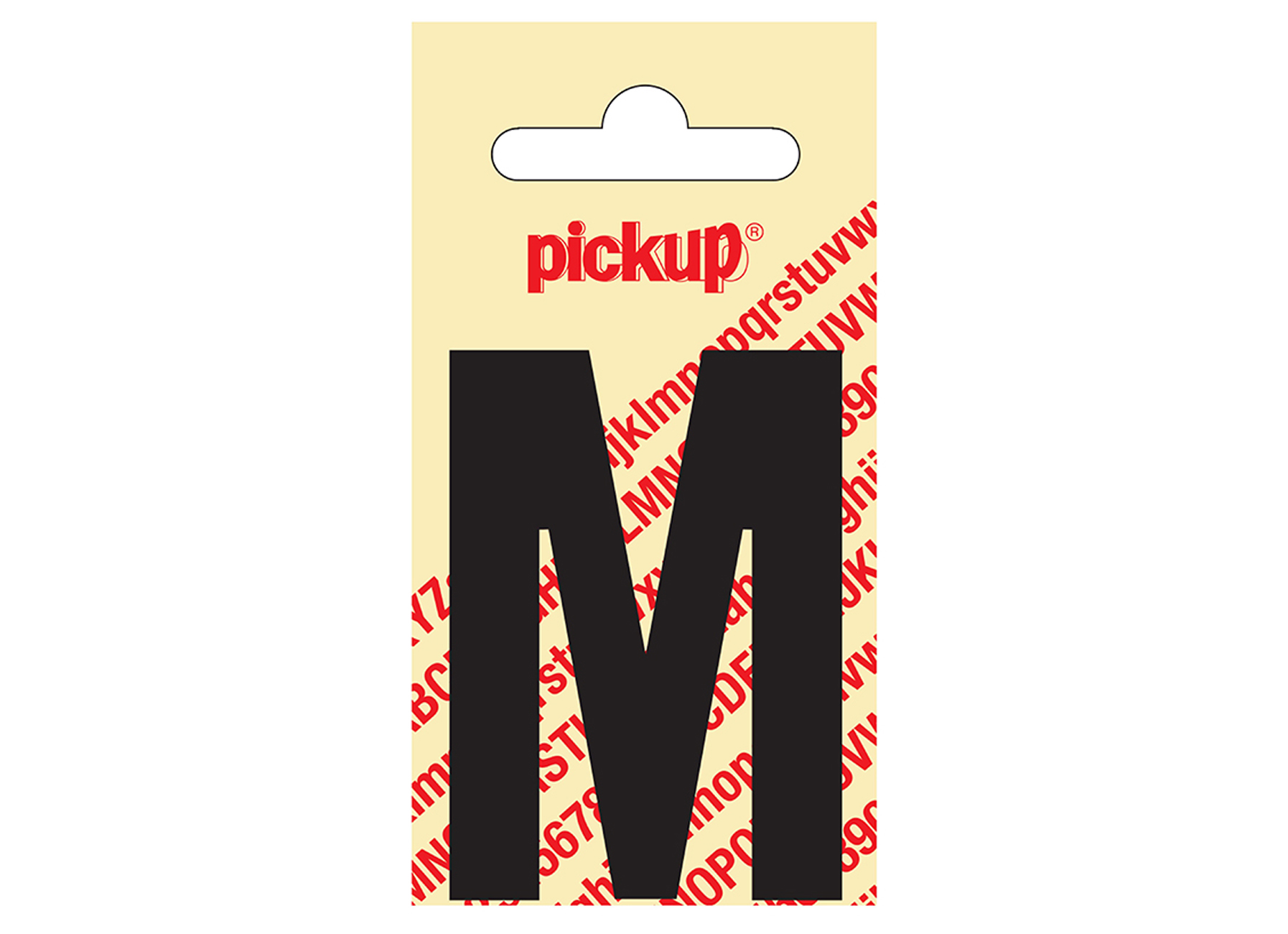 PLAKLETTER NOBEL 60MM ZWART M