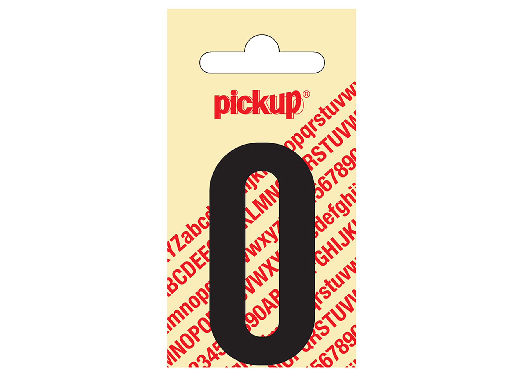 LETTRE ADHESIVE NOBEL 60 MM NOIR O