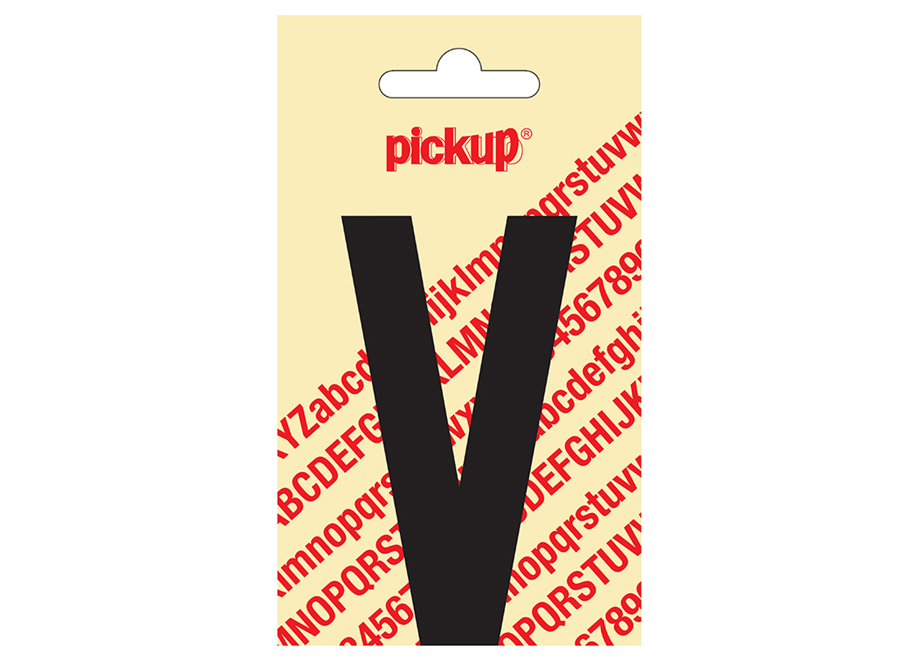 LETTRE ADHESIVE NOBEL 90 MM NOIR V