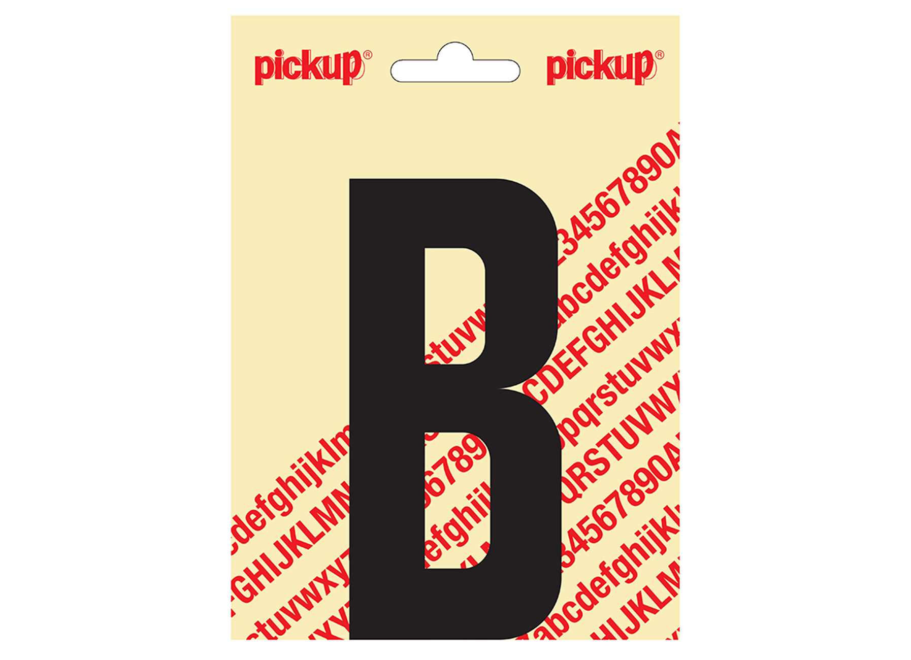 LETTRE ADHESIVE NOBEL 120MM NOIR B