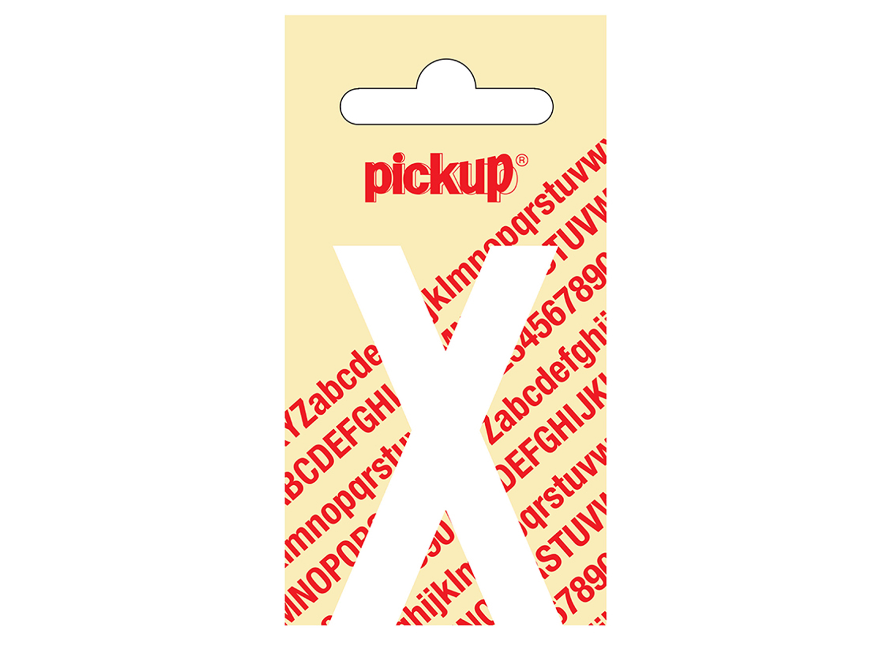 LETTRE ADHESIVE NOBEL 60 MM BLANC X