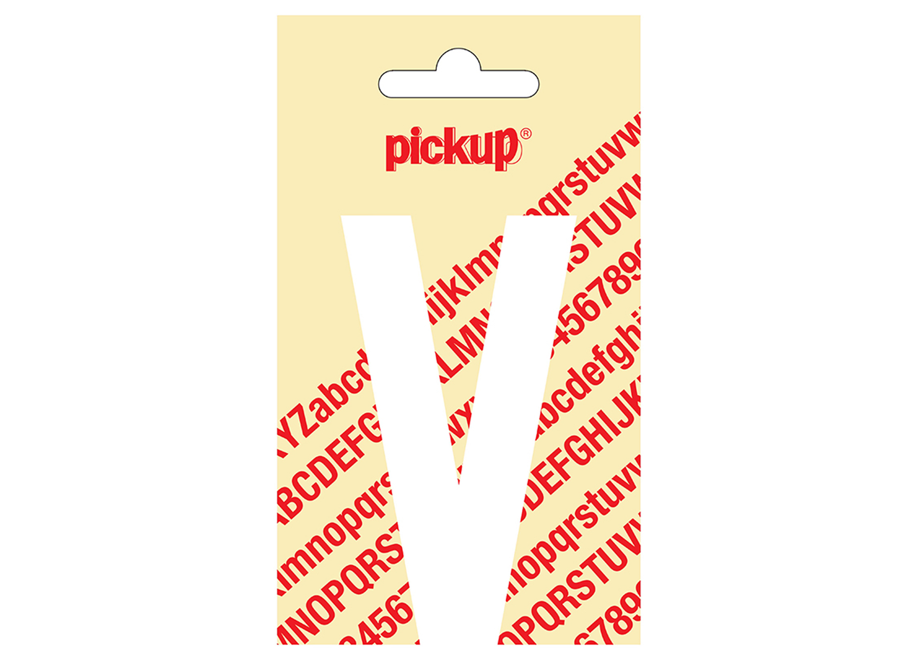 LETTRE ADHESIVE NOBEL 90 MM BLANC V