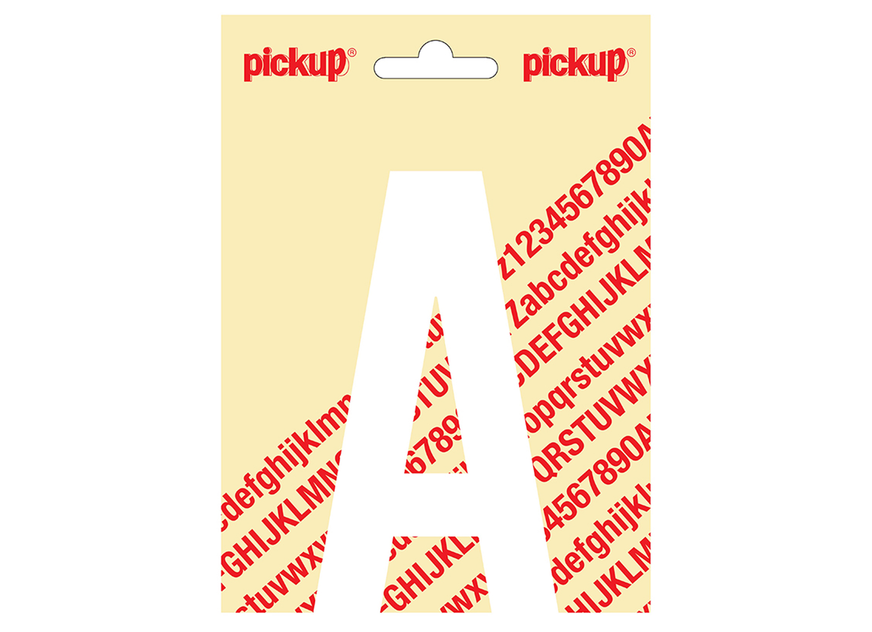 LETTRE ADHESIVE NOBEL 120MM BLANC A