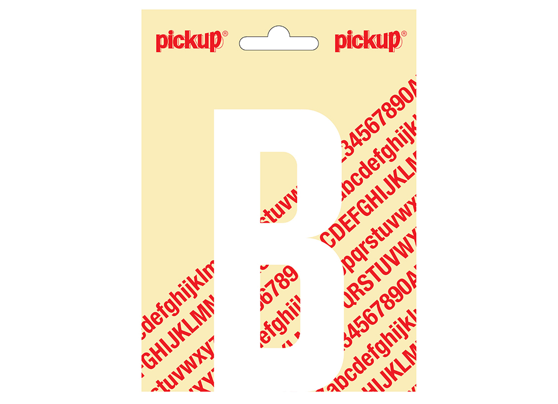 LETTRE ADHESIVE NOBEL 120MM BLANC B