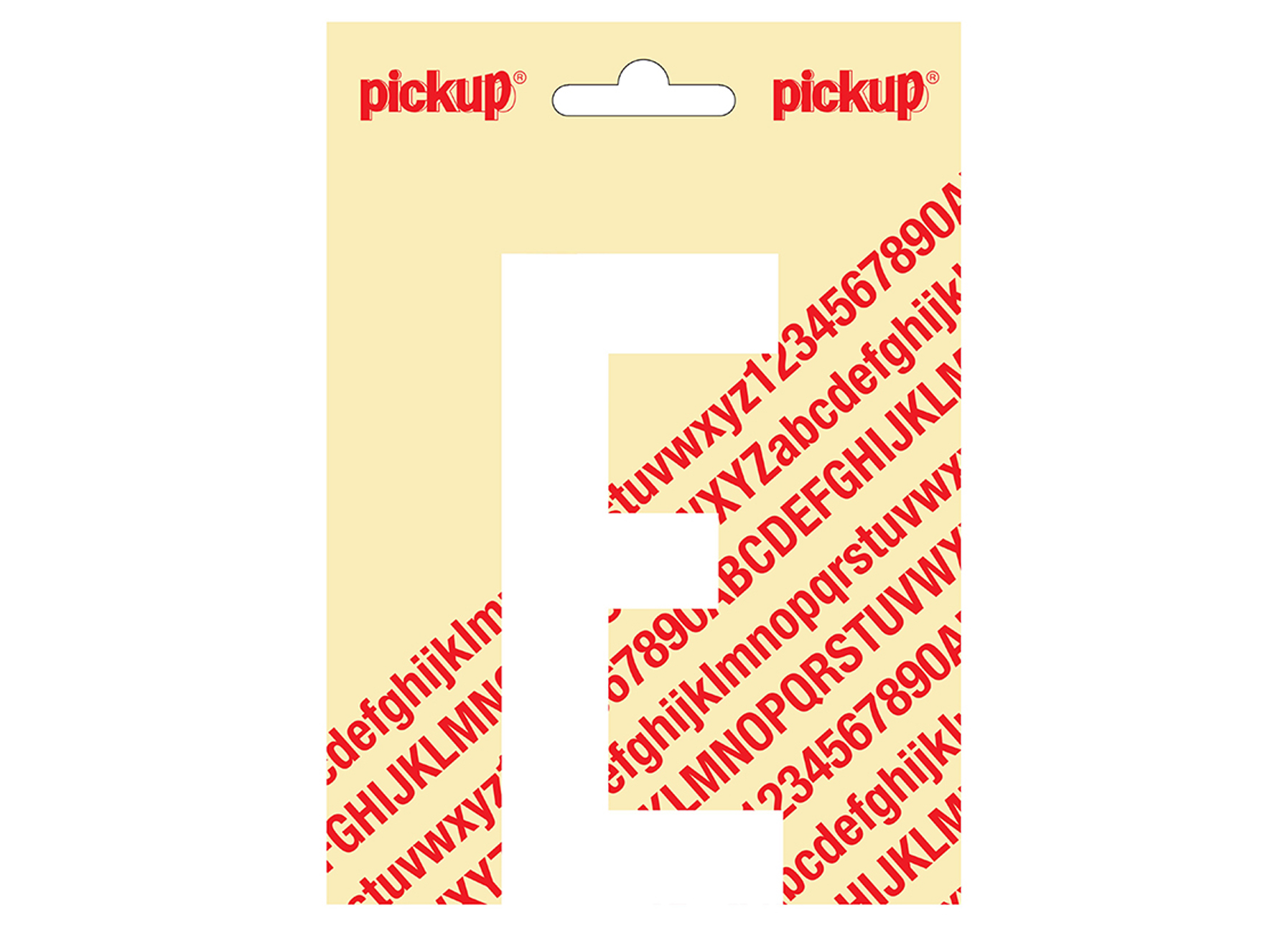 PLAKLETTER NOBEL 120MM WIT E