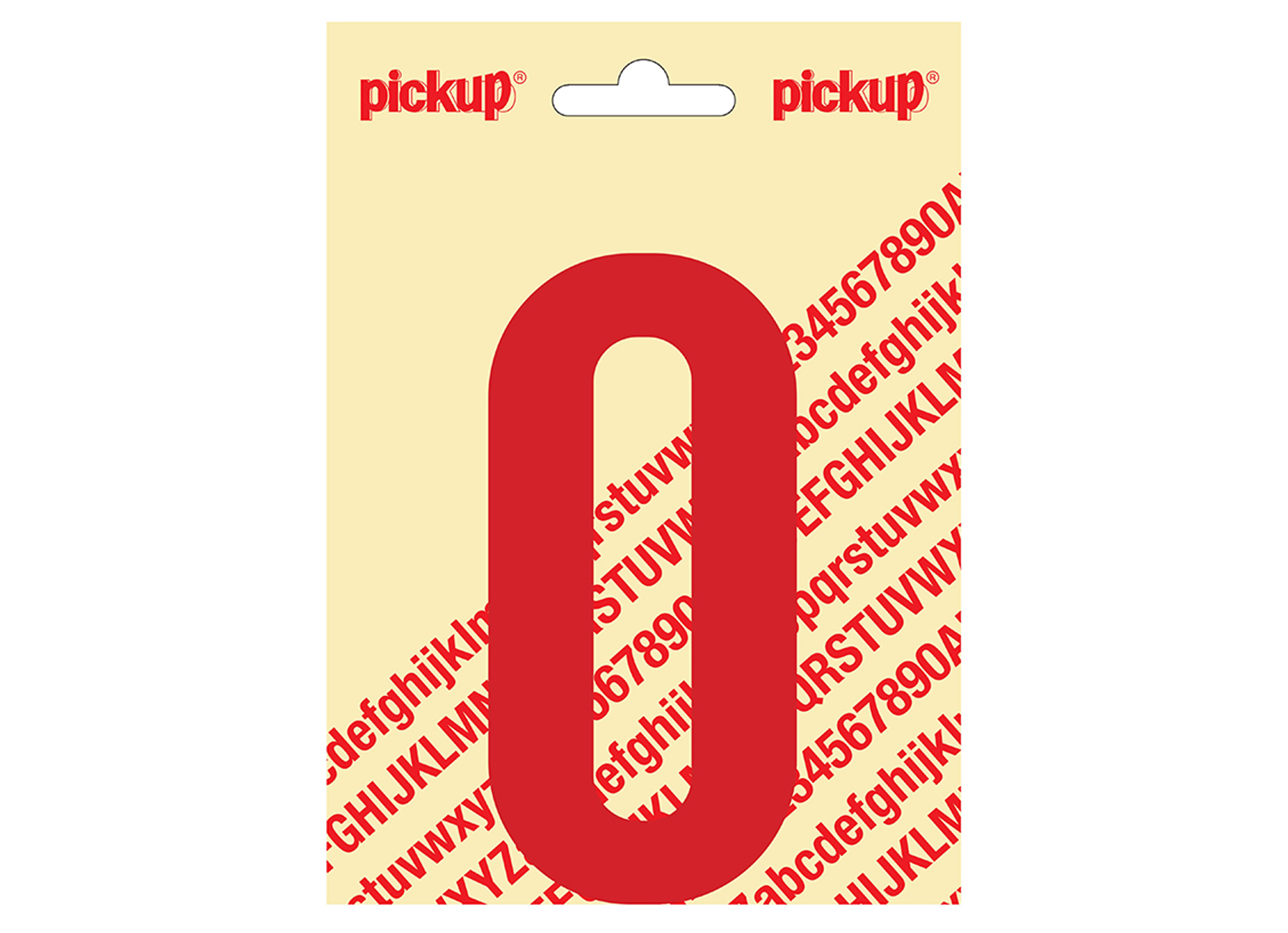 LETTRE ADHESIVE NOBEL 120MM ROUGE O