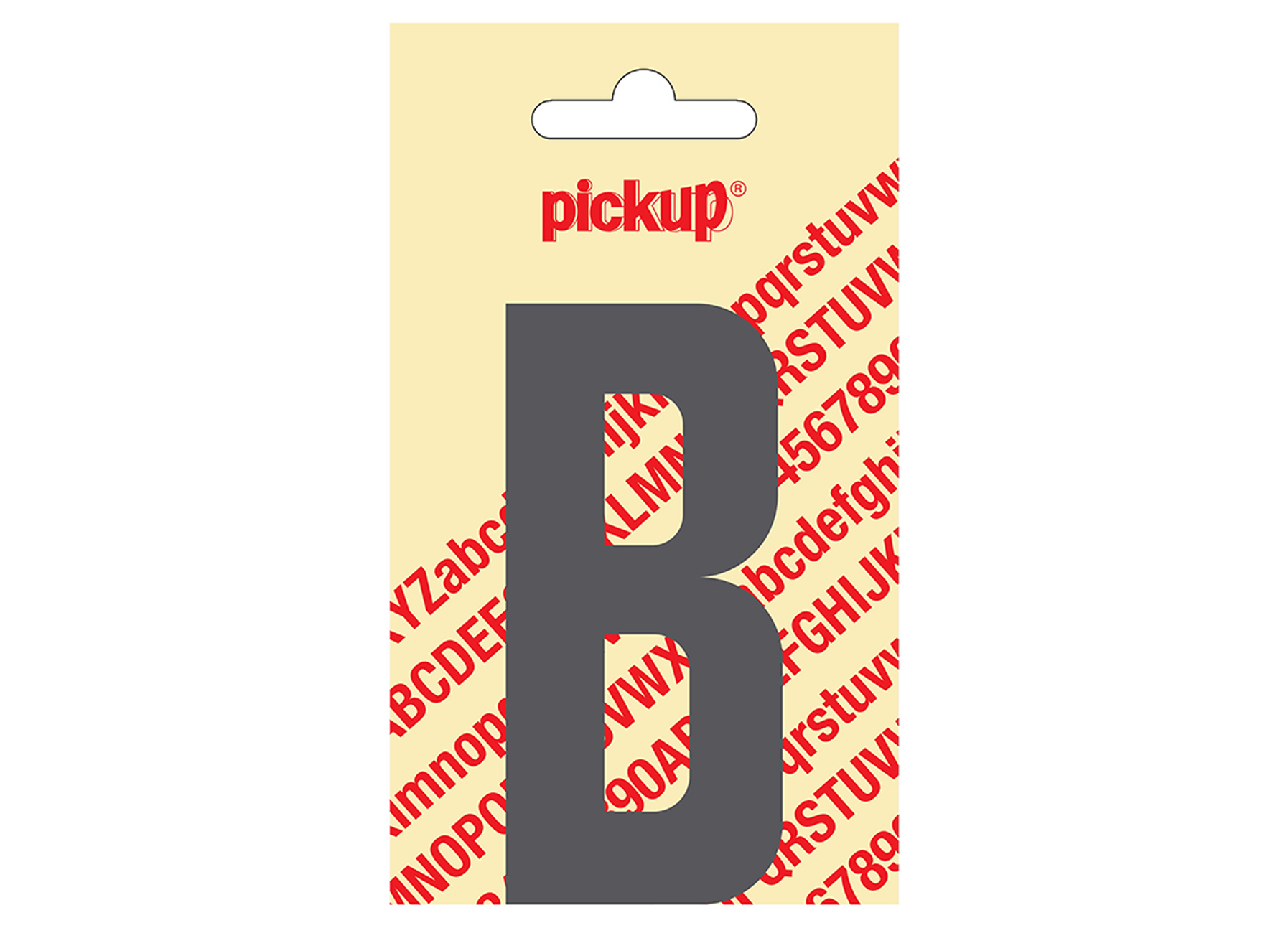 LETTRE ADHESIVE NOBEL 90 MM GRIS B