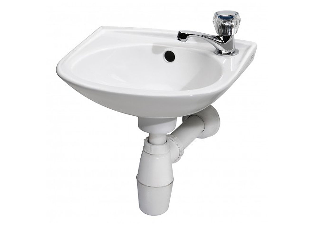 Gespierd fusie absorptie Handenwasser Witte Keramiek Gaia - sanitair - toilet - wc - handenwassers -  handenwasser witte keramiek gaia