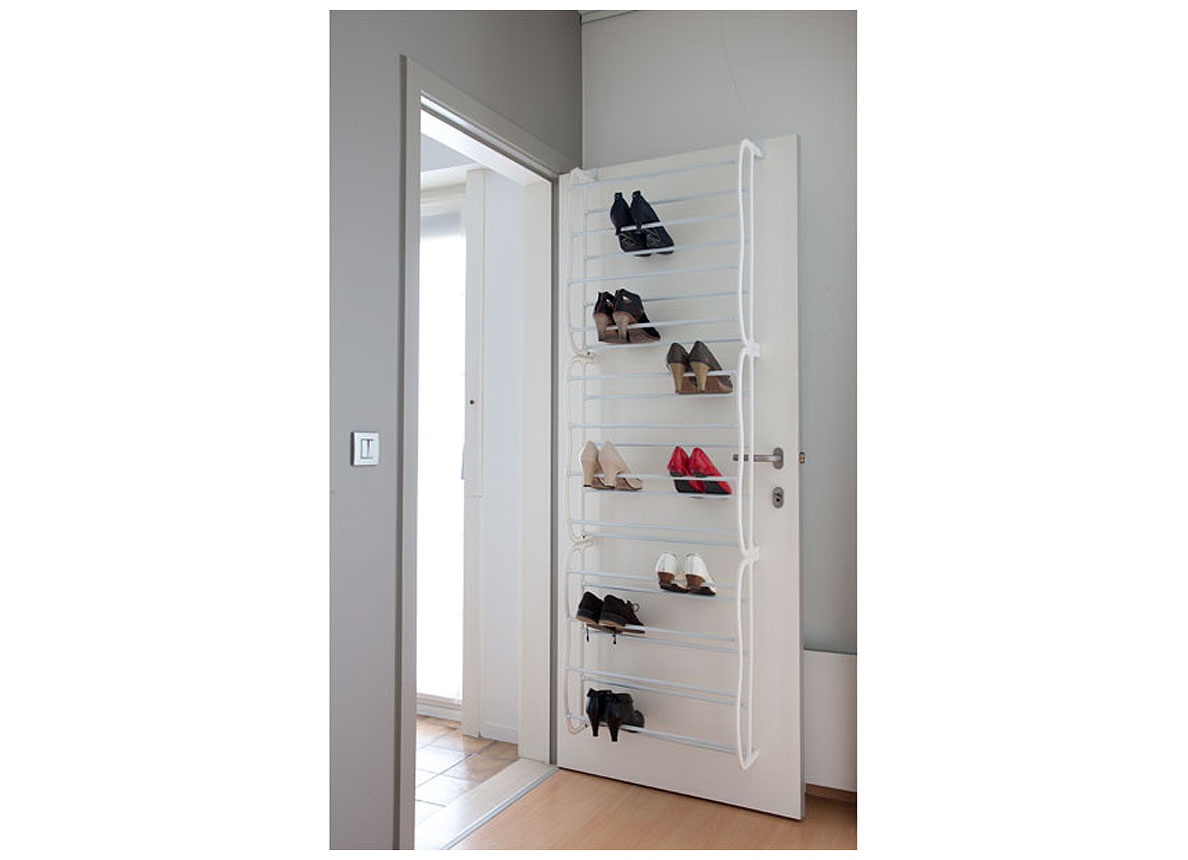 REPOSE SOULIERS MODELE DE PORTE BLANC