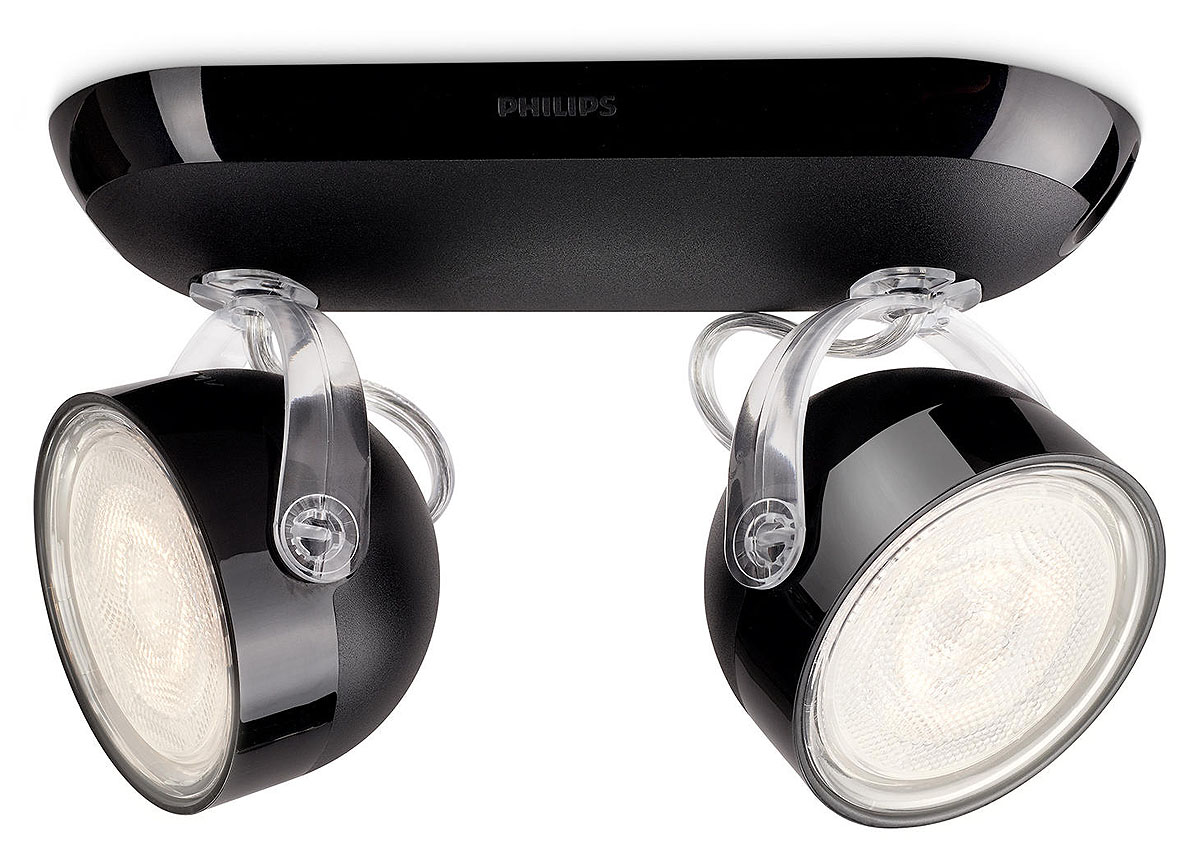 PHILIPS DYNA SPOTBALK LED BLACK 2X4W 230V