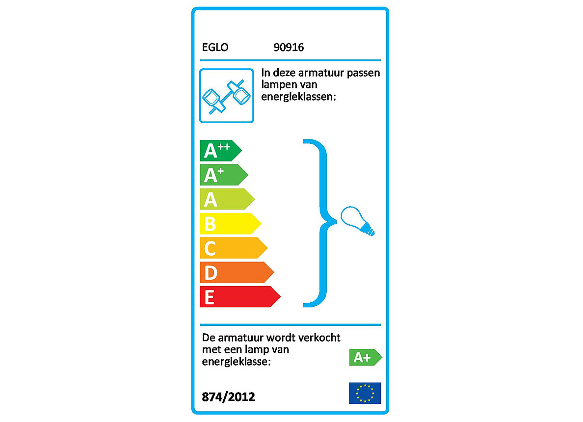 EGLO QUADRAT/4 NIKKEL 'ROTTELO' 4X3W
