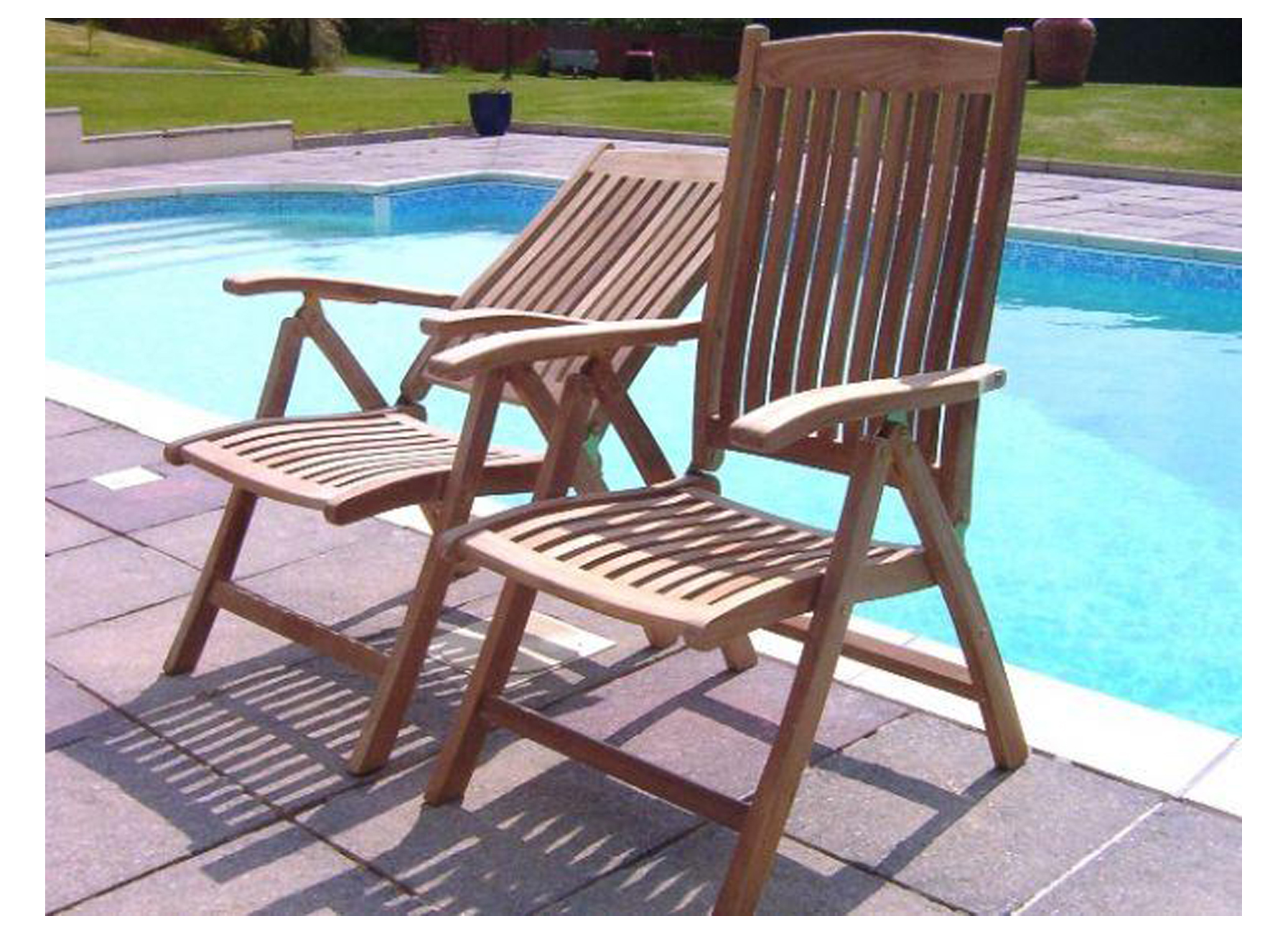 Teak Houten Stoel Brighton Verstelbaar - - tuininrichting en beleving - tuinmeubelen - tuinstoelen en - houten stoel verstelbaar