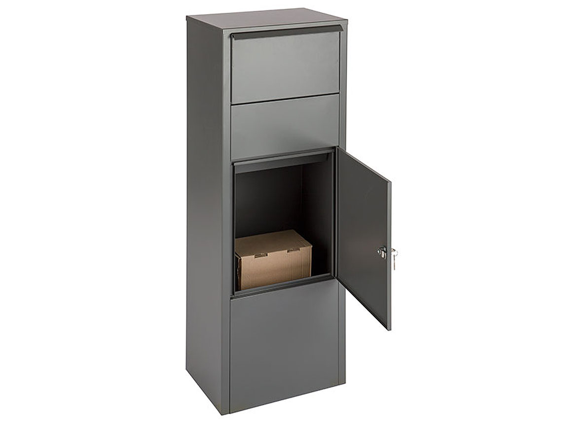 BOITE AUX LETTRES LIBRE POUR PAQUETS HANNOVER GRIS MAT