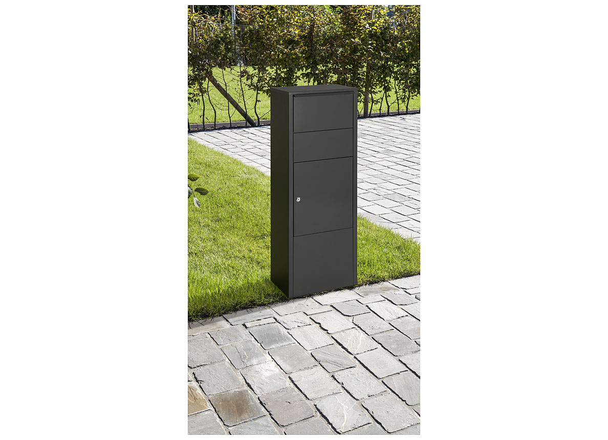 BOITE AUX LETTRES LIBRE POUR PAQUETS HANNOVER ANTHRACITE