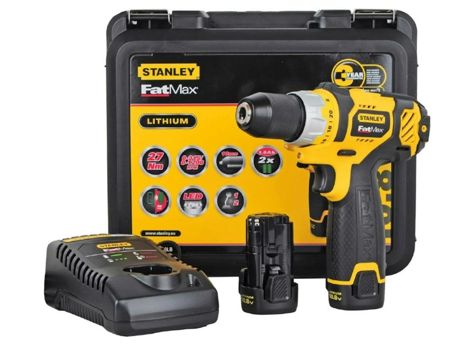 Stanley Perceuse Visseuse Batterie Li-ion Fmc010lb-qw