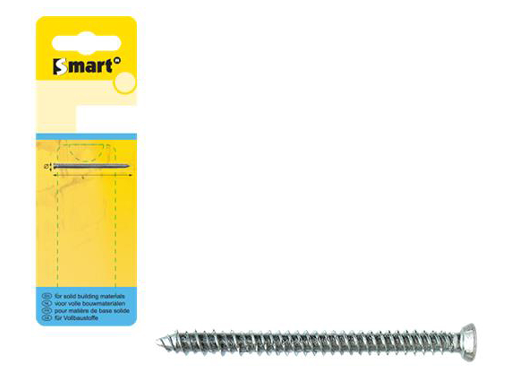 KOZIJNSCHROEF VZK-T30 Ø7,50X132MM VERZINKT