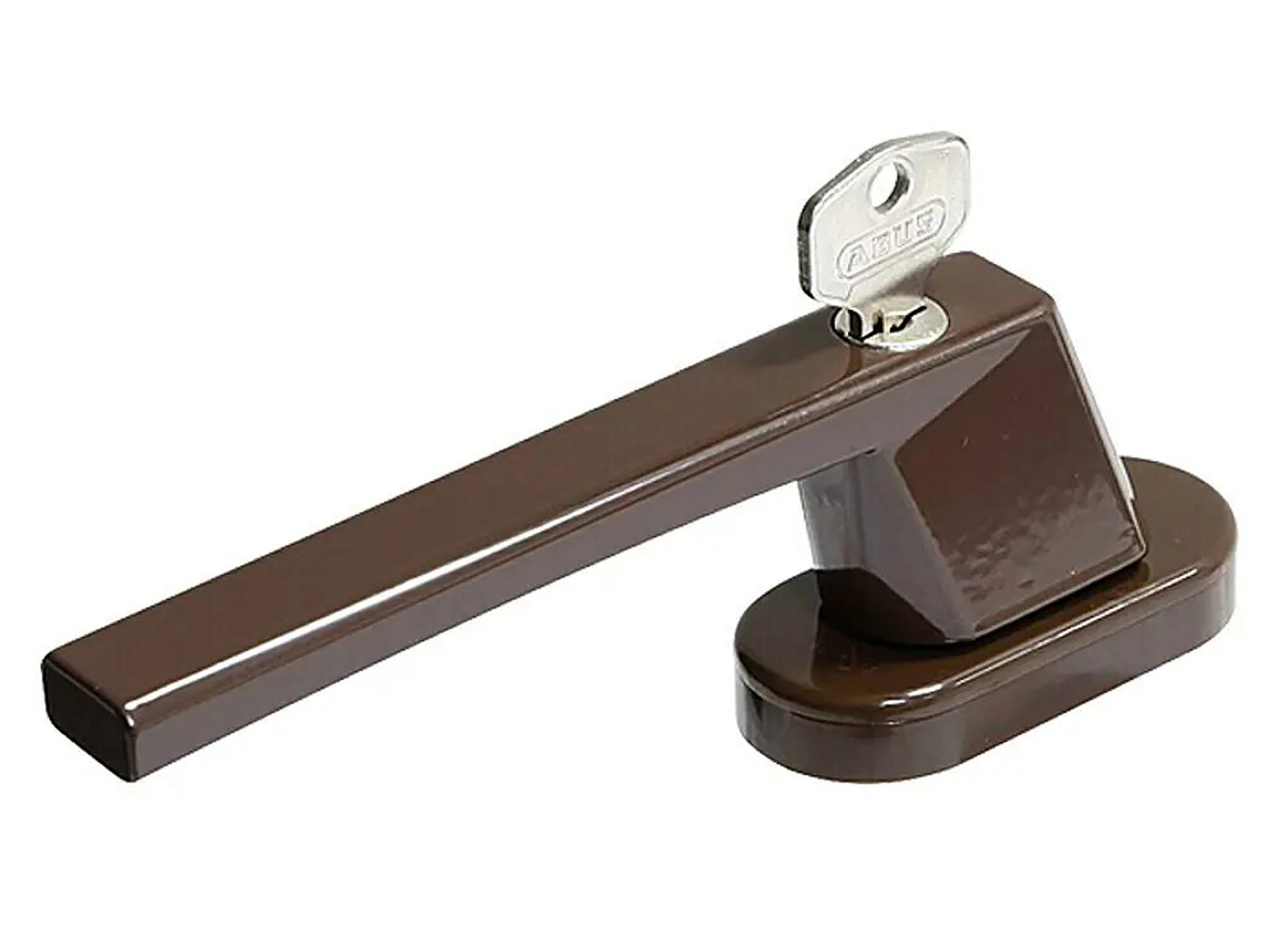 RAAMKRUK AFSLUITBAAR MET SLEUTEL BRUIN