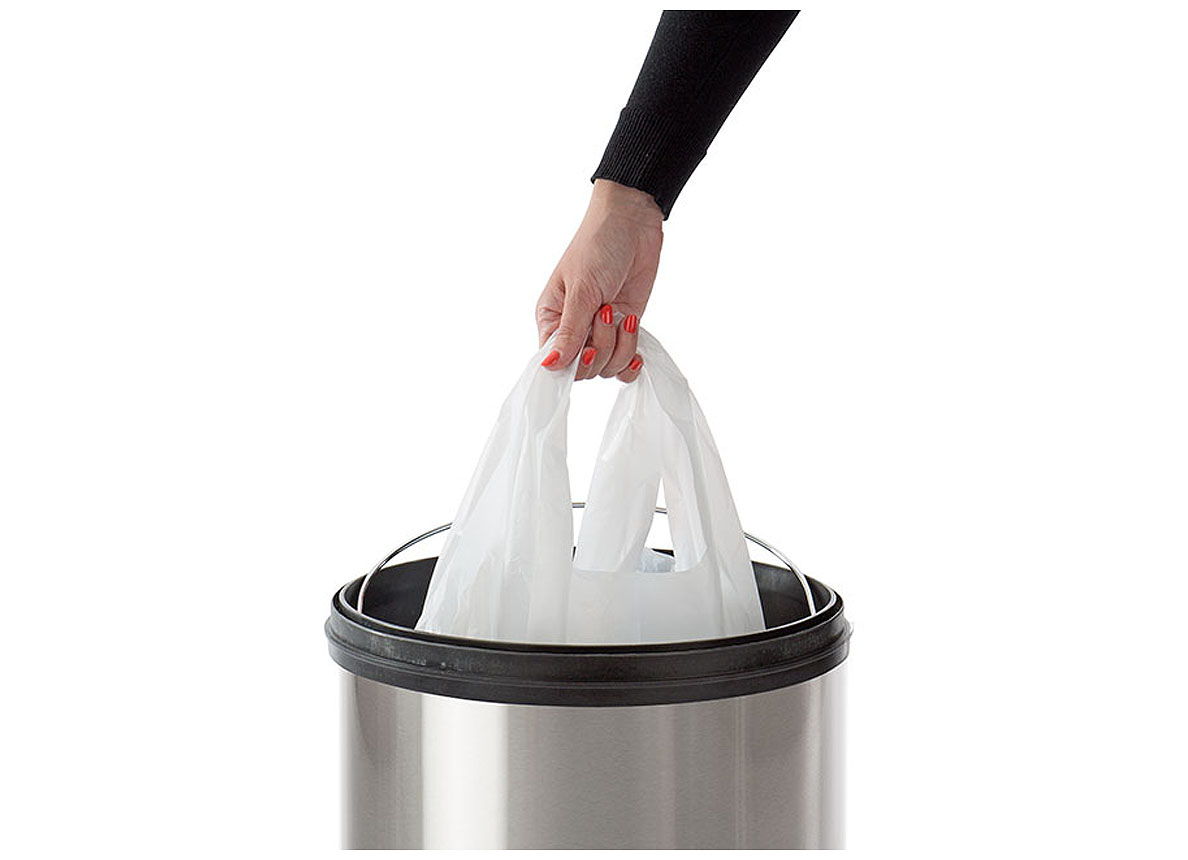 Poubelle Mat Inox 40l Push Bin - menage - nettoyer - poubelles et sacs de  poubelles - poubelle mat inox 40l push bin