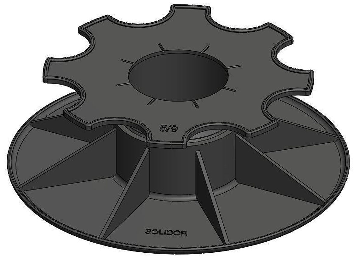 solidor plot reglable 9 13cm terrasses plots des dallages exterieurs solidor plot reglable 9 13cm