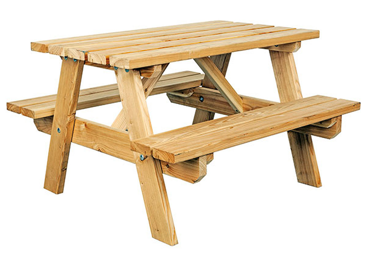 Table Pique Nique Enfants 90x90x55cm Jardin Amenagement Et