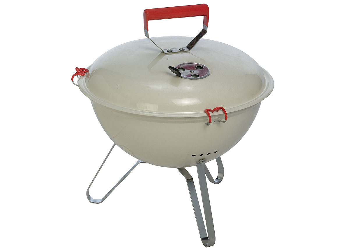 BARBECUE DE TABLE AVEC COUVERCLE Ø37 CM X H 44 CM 