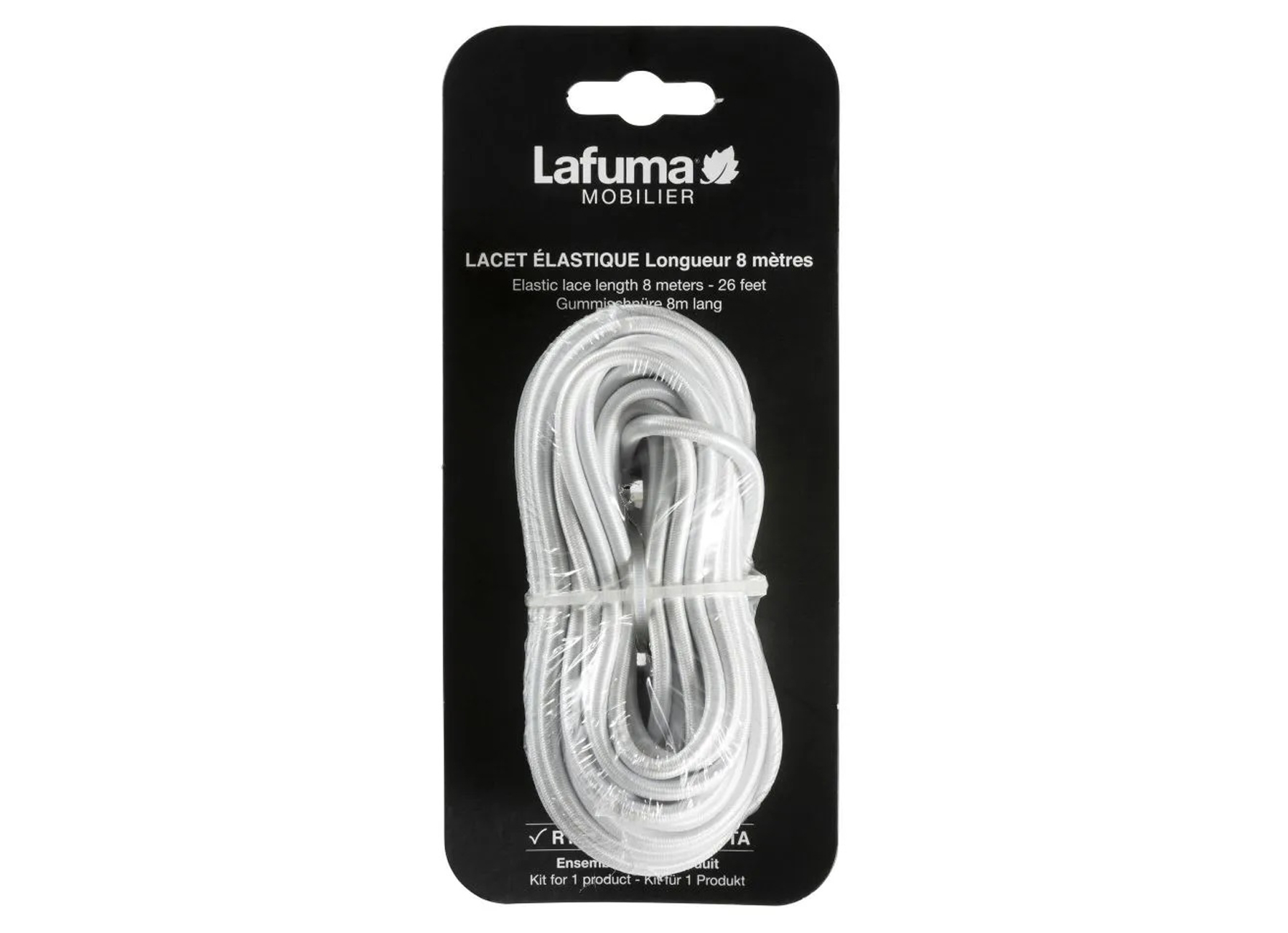 LAFUMA LACET ELASTIQUE POUR RELAX ET TRANSATS BLANC 