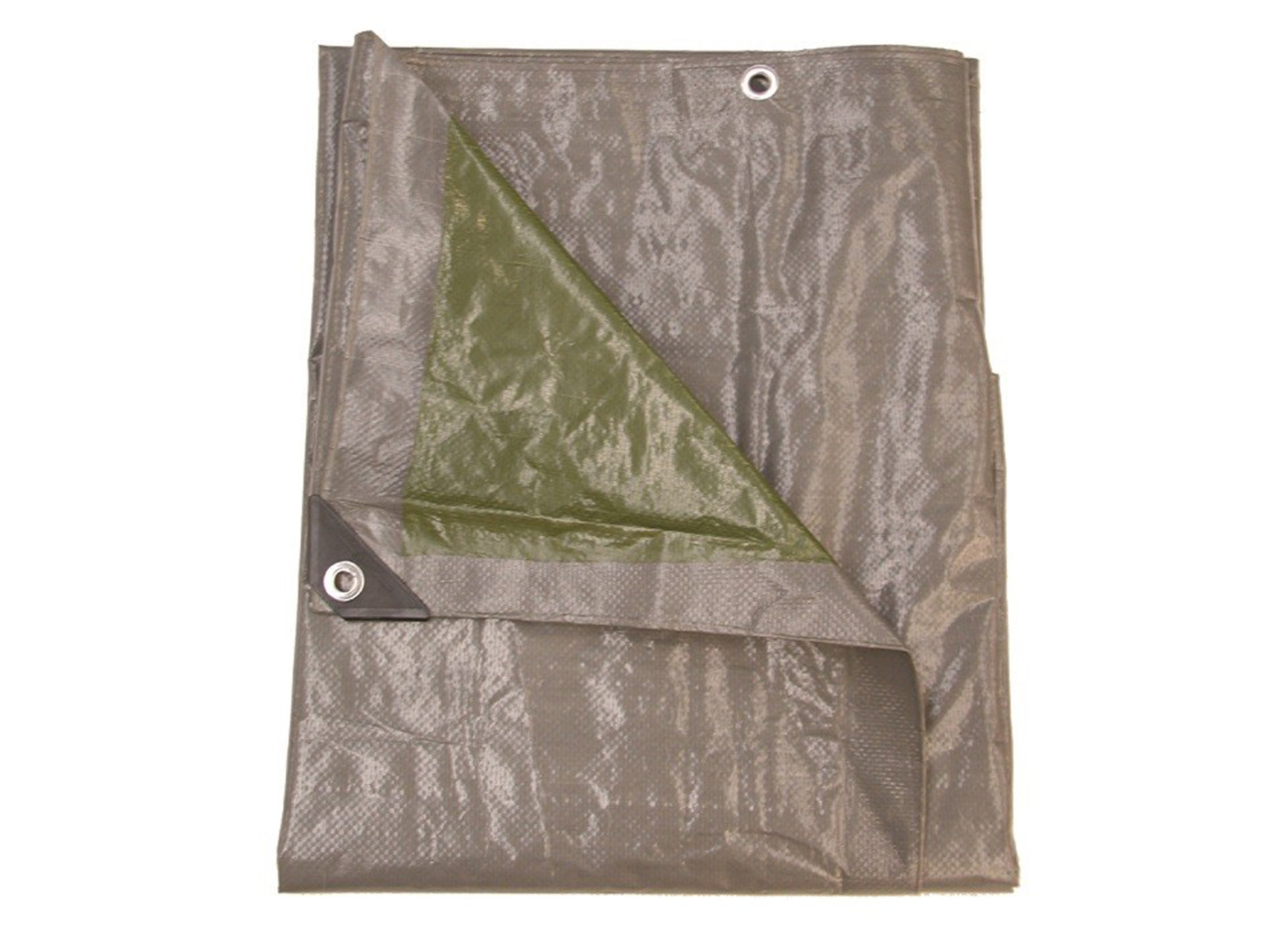 BACHE PE GRISE/VERTE 140GR 10X8M