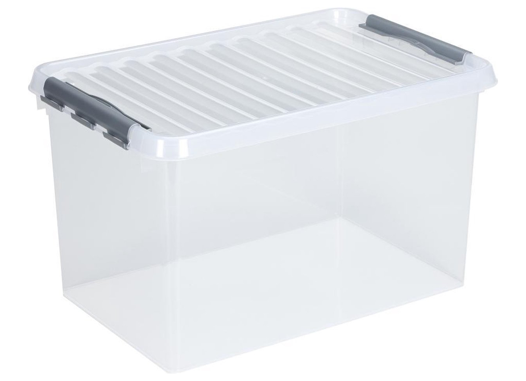 Q-LINE BOX 62L TRANSPARENT/METAL