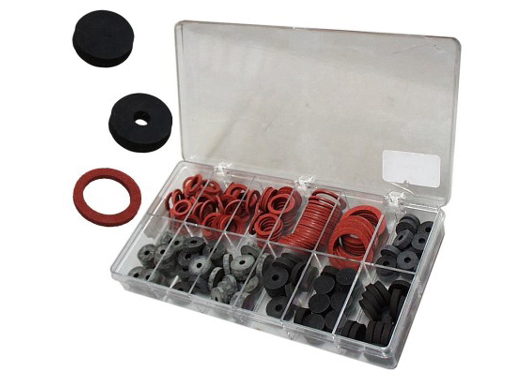 ASSORTIMENT DE JOINTS CAOUTCHOUC + FIBRE 210 PCS