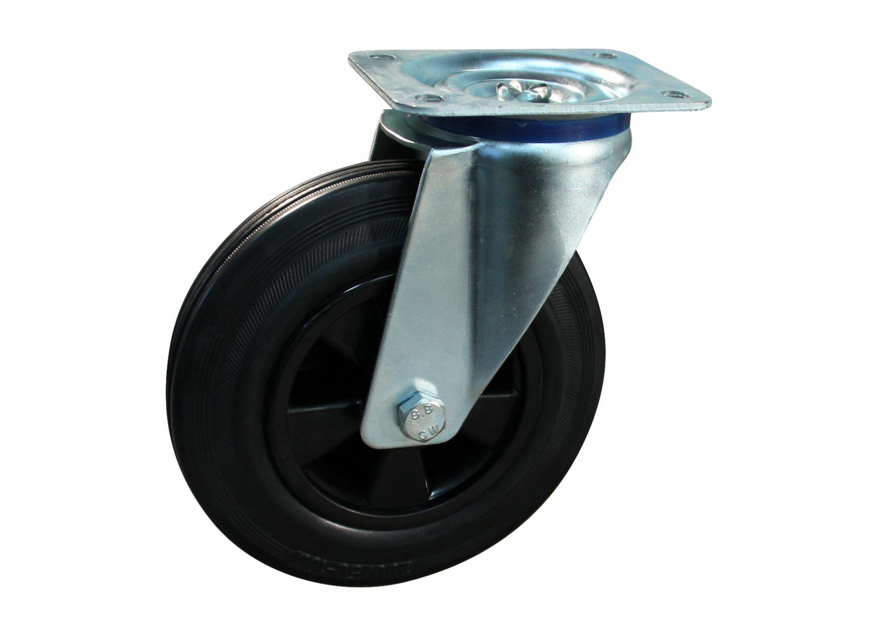 ZWENKWIEL ZWART RUBBER 65MM