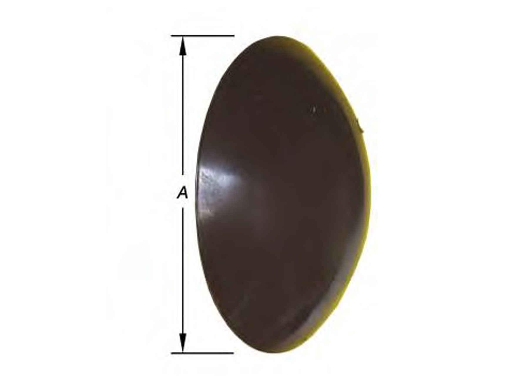 BUTOIR DE PORTE ADHESIF BLANC 60MM 1PC