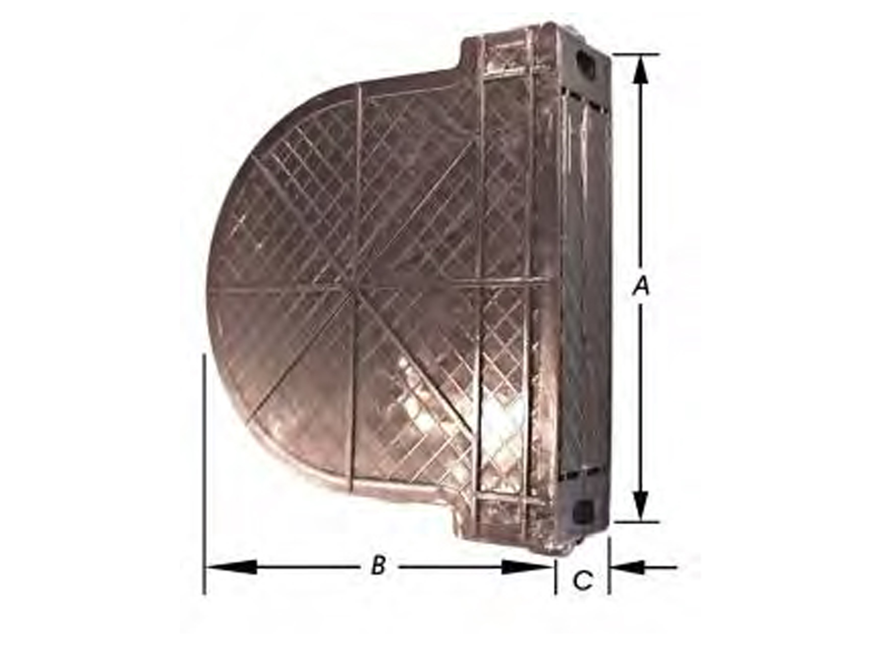 BOITIER MURAL PVC POUR ENROULEUR 6MX22MM